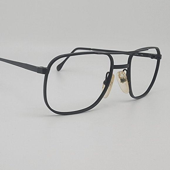 *SOLD* ArtCraft USA Matte Black Aviator Pilot USAF Air Force Eyeglasses Frame - Picture 6 of 13